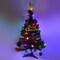 2 ft. Mini Tabletop Christmas Tree with LED Color and Ornament